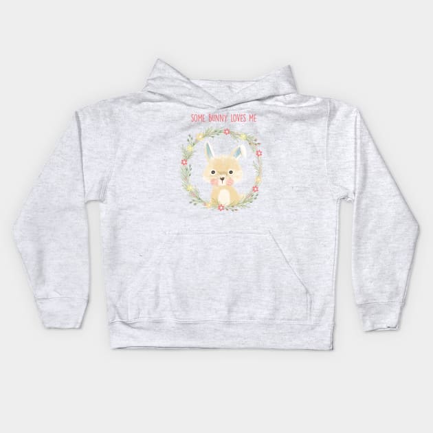 Baby bunny Kids Hoodie by tfinn